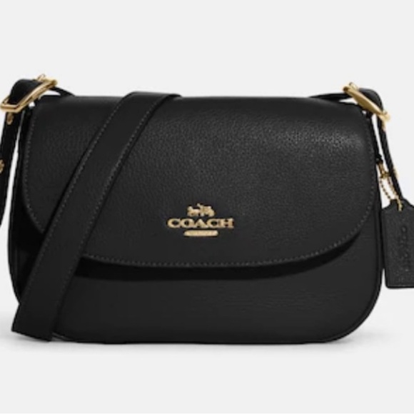 Coach Bags Nwt Coach Macie Saddle Bag Black Poshmark